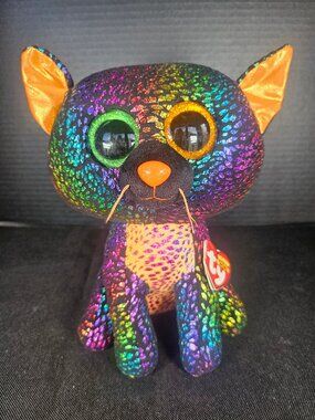 SPELLBOUND The Halloween Cat 6 Inches Ty Beanie Boos Claire's Exclusive New